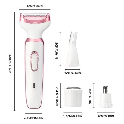 🔥Last Day 50% OFF🔥2-in-1 Women's Eyebrow and Facial Hair Removal Device