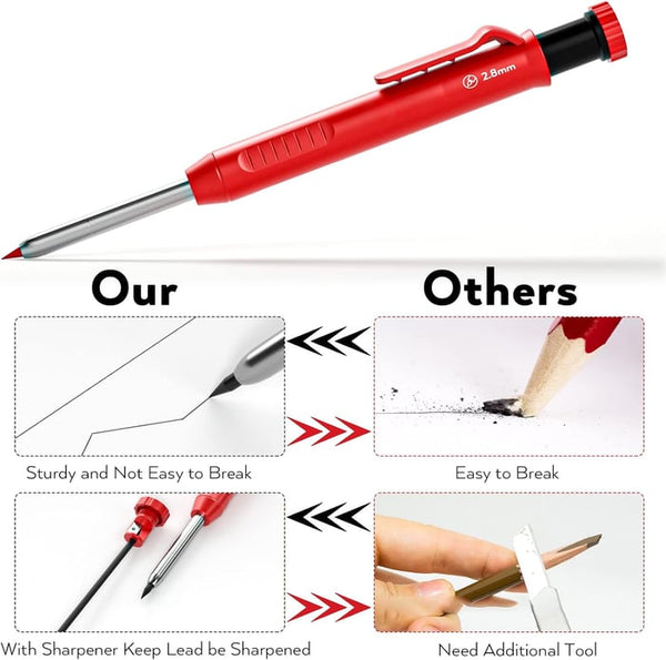 ✨Last Day 50% OFF - Carpenter Pencil with Sharpener