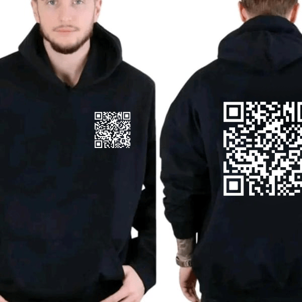 Funny FU QR Code Hoodie🎉🎉